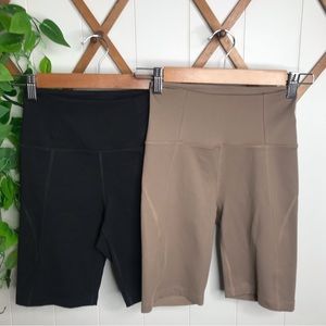 Girlfriend Collective High-Rise Bike Shorts Bundle XS NWOT